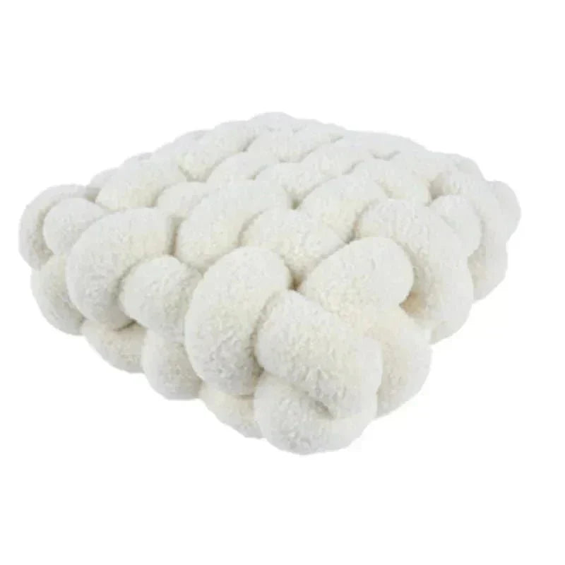 Nordic Knot Shaped Soft Plush Throw Pillow