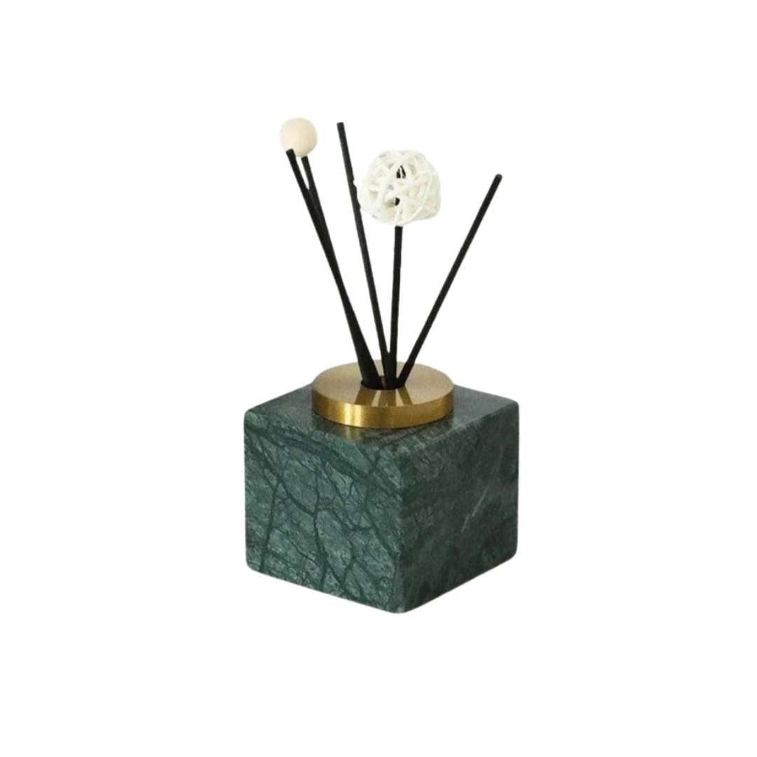Handcrafted Natural Marble Minimalist Aroma Diffuser Sculpture Vase