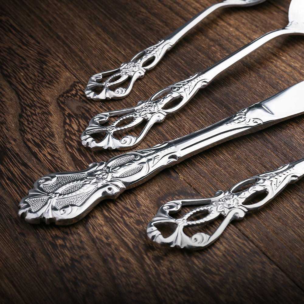 Hand-Forged Stainless Steel Dishwasher Safe Cutlery Set