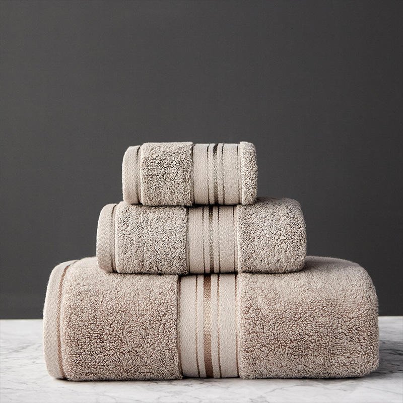 Soft Dense Weave Egyptian Cotton Bath Towel Set