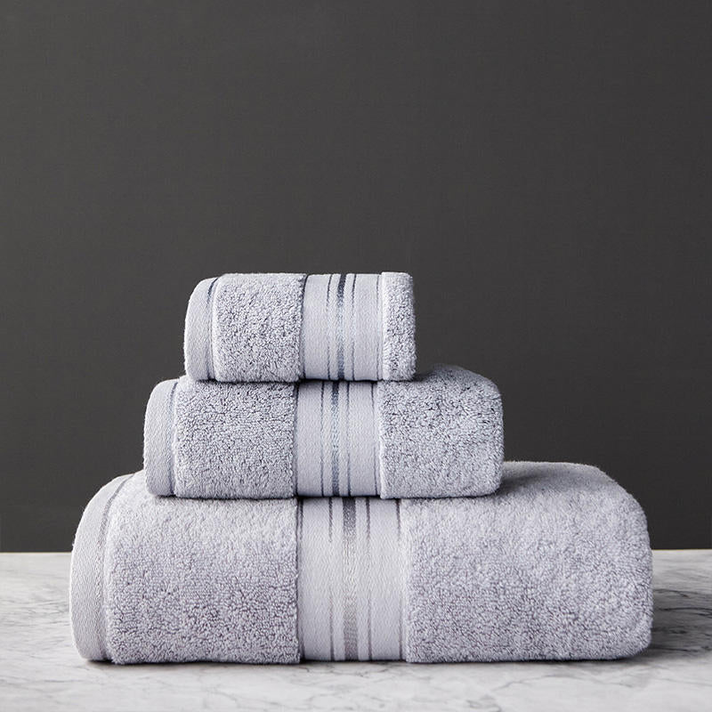 Soft Dense Weave Egyptian Cotton Bath Towel Set