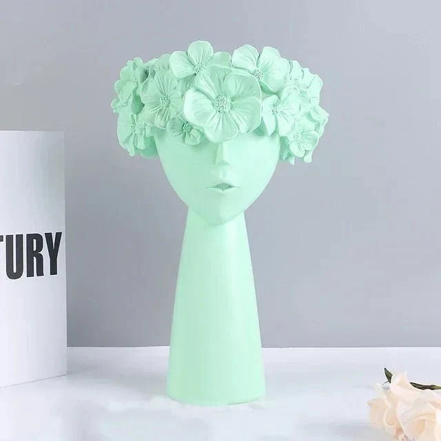 Handmade Artistic Resin Multifunctional Storage Vase Planter