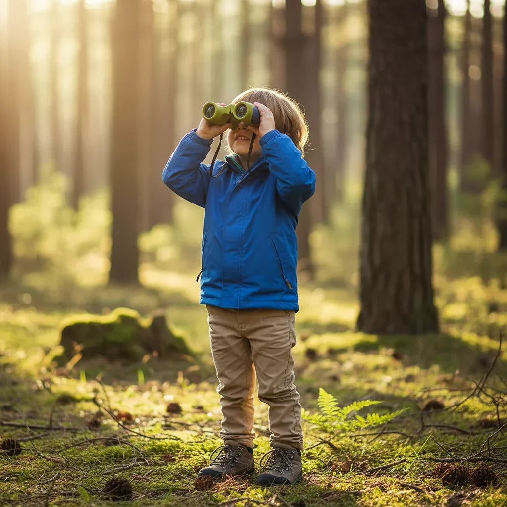 Compact Lightweight Portable Kids Binoculars With Strap For Outdoor Adventure