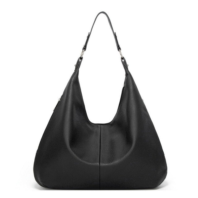 Spacious Zippered Shoulder Strap Women's Shoulder Bag