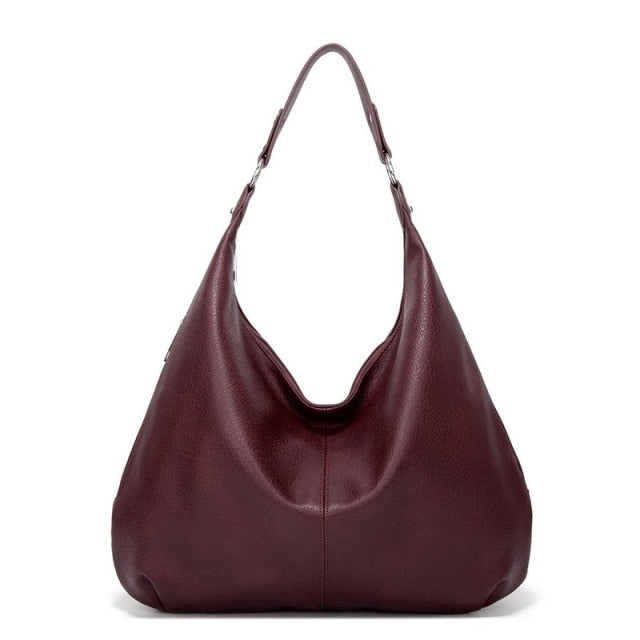 Spacious Zippered Shoulder Strap Women's Shoulder Bag