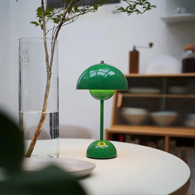 Wireless Rechargeable Dimmable Sphere Globe Table Lamp