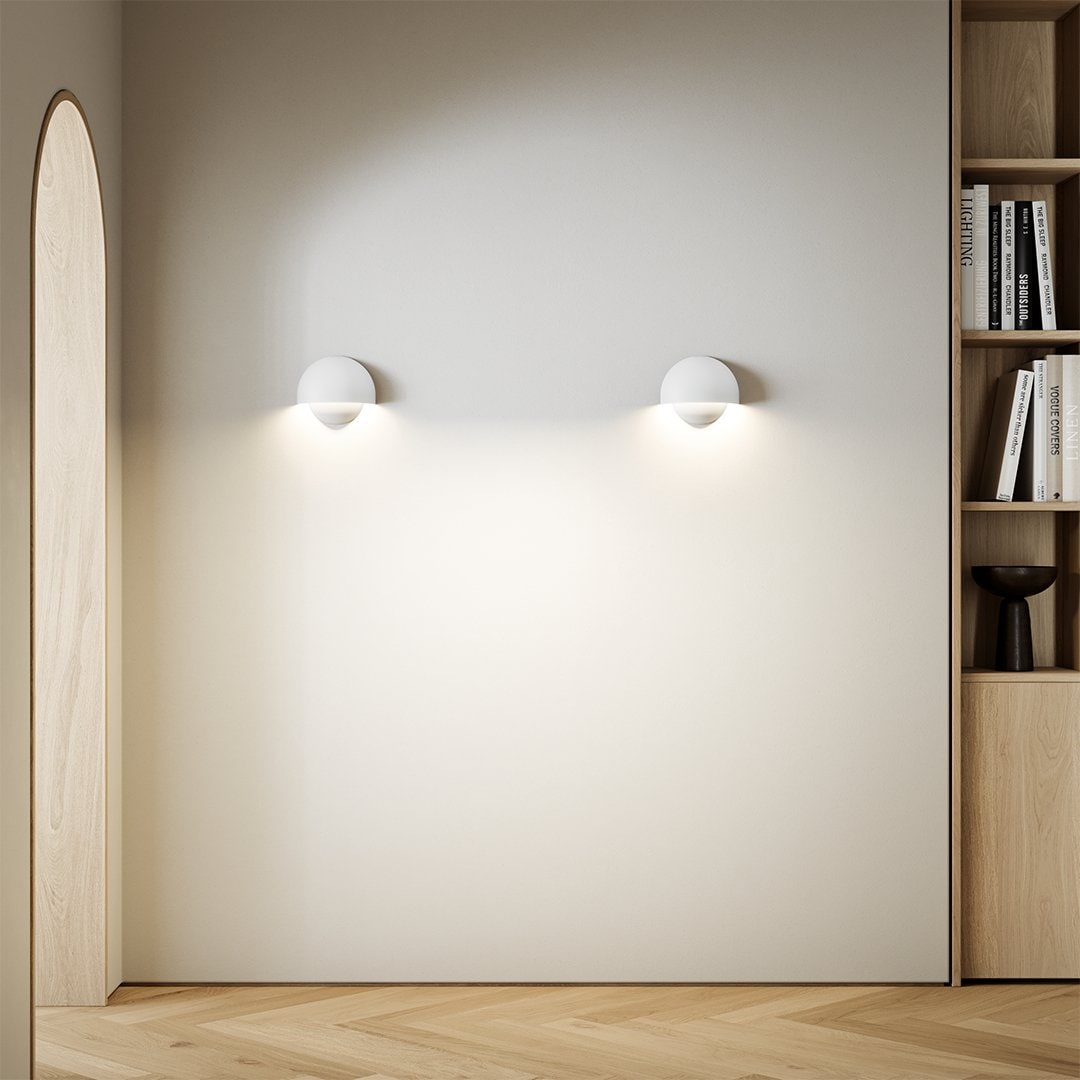 Modern Magnetic Motion Sensor Battery Powered Wall Light