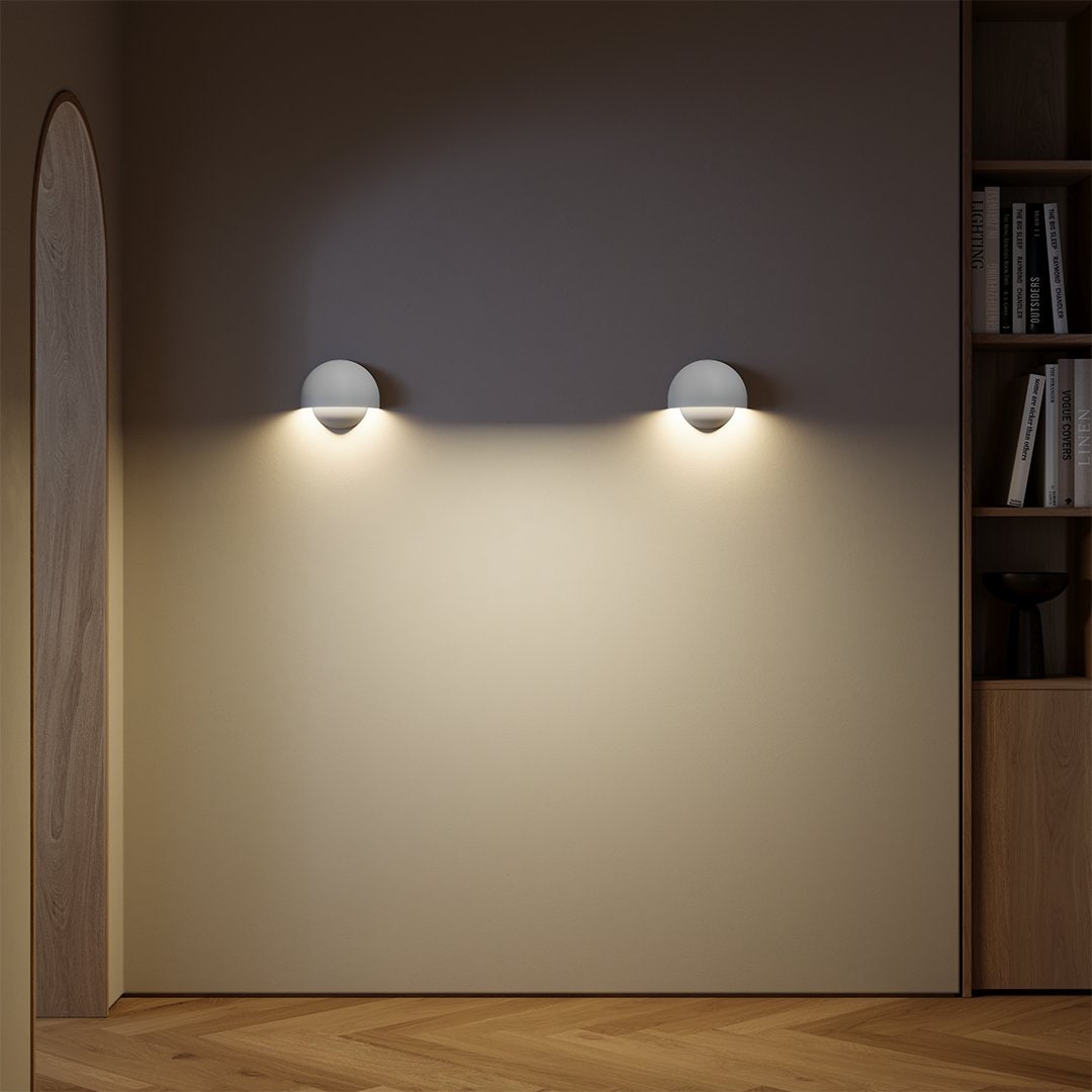 Modern Magnetic Motion Sensor Battery Powered Wall Light