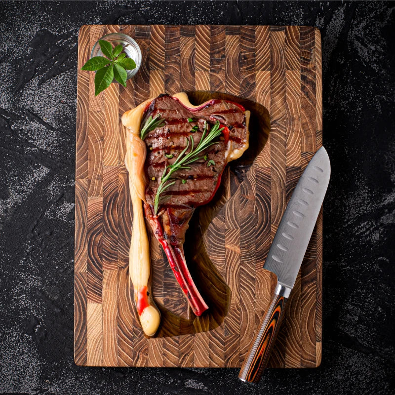Thick Solid Teak Wood Kitchen Cutting Board Slab