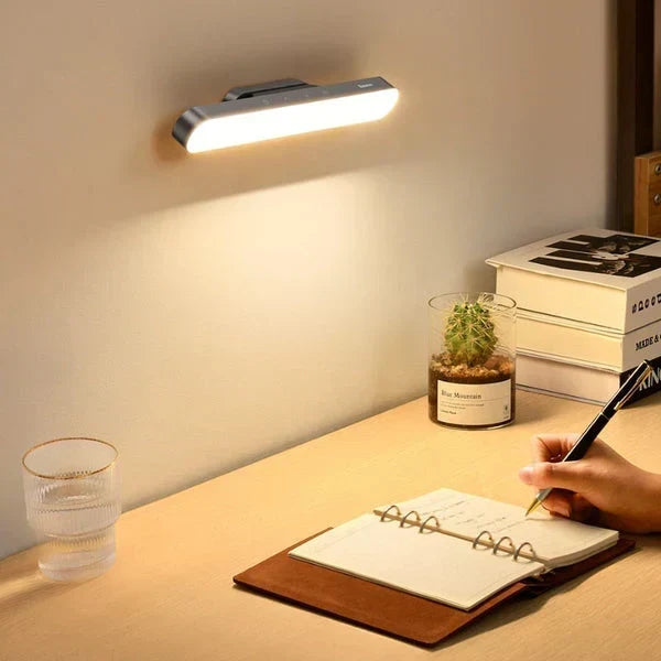 Foldable Magnetic Rotating Touch Sensor Rechargeable Desk Table Lamp