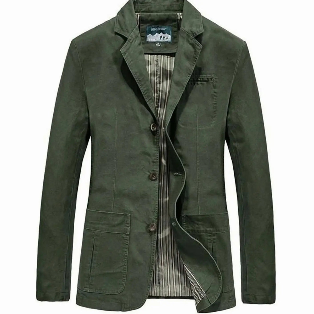 Men's Casual Lightweight Button-Up Blazer Mens Coat
