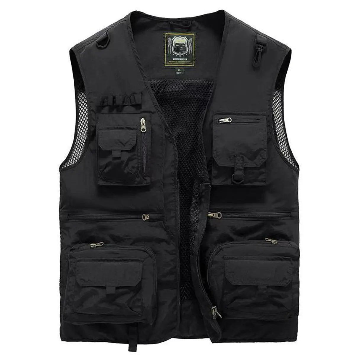 Mens Gilet Multi-Pocket Outdoor Fishing Vest for Autumn and Winter Layering
