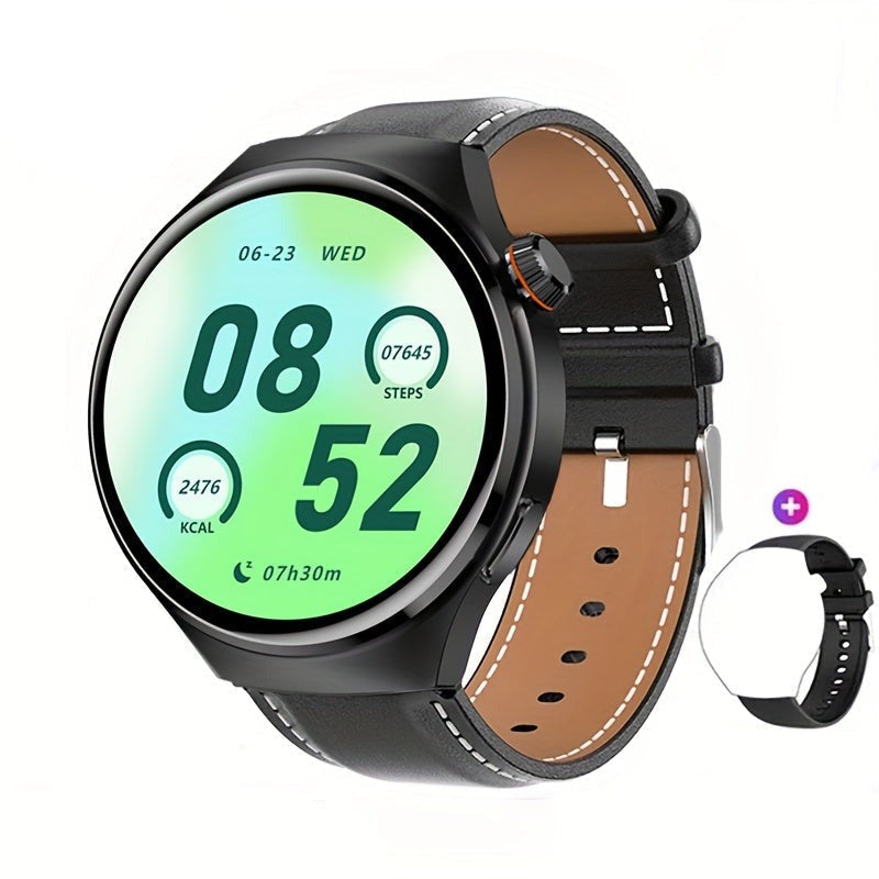 Round Touchscreen NFC GPS Fitness Tracker Smartwatch For Men