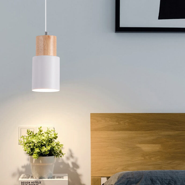 Minimalist Cylindrical Aluminium Adjustable Cable Pendant Light