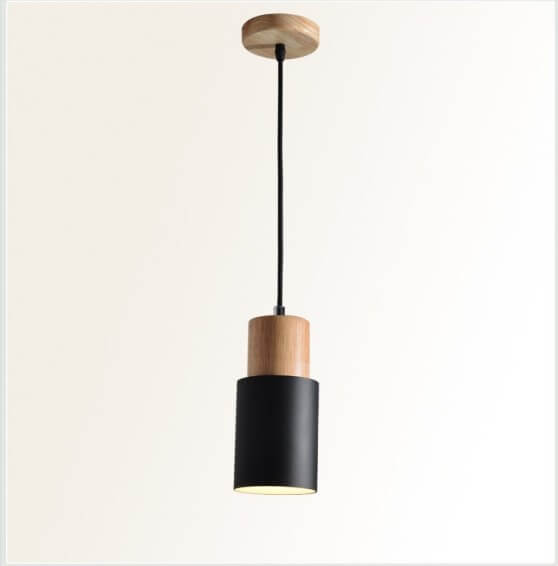 Minimalist Cylindrical Aluminium Adjustable Cable Pendant Light