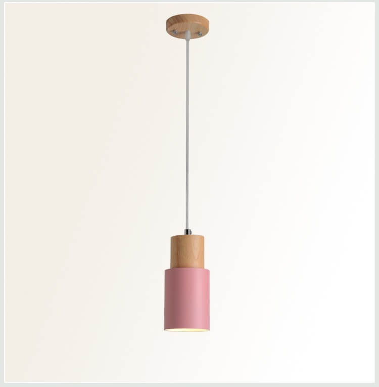 Minimalist Cylindrical Aluminium Adjustable Cable Pendant Light