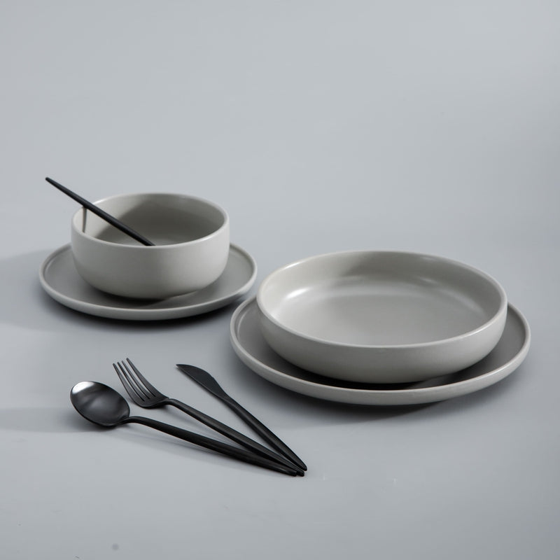Sleek Minimalist Stainless Steel Modern Flatware Cutlery Set