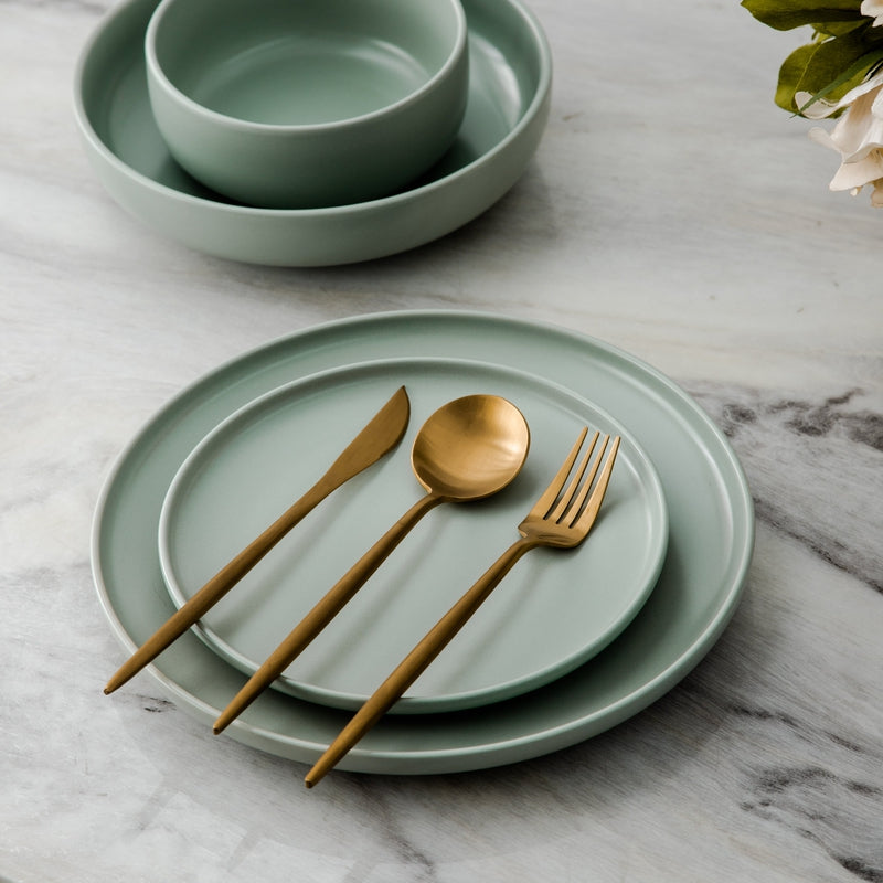 Sleek Minimalist Stainless Steel Modern Flatware Cutlery Set