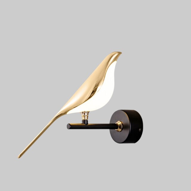Sculptural Bird Silhouette Magnetic Adjustable Wall Light