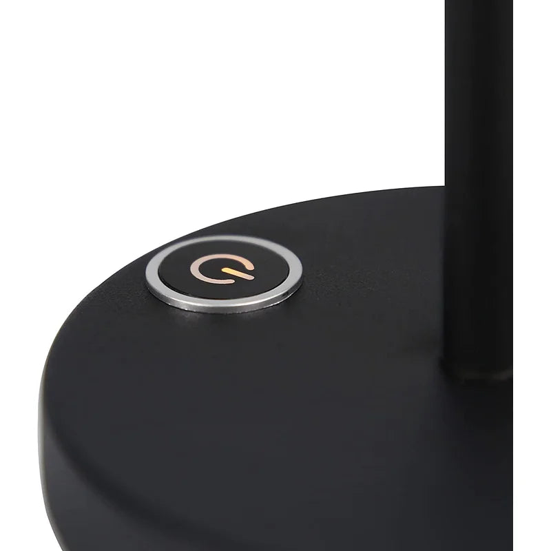 Slim Wave Profile Dimmable Touch Table Lamp
