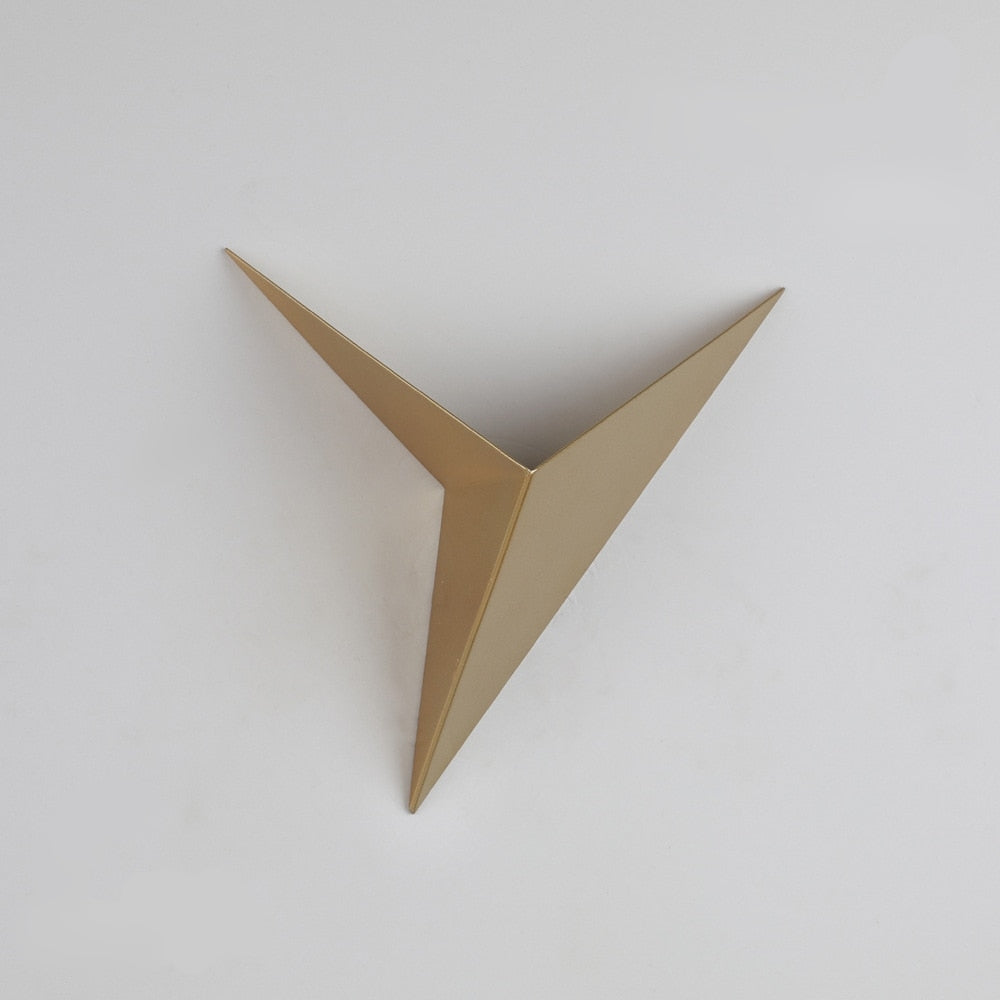 Minimalist Triangular Iron Nordic Indoor Stairs Wall Light