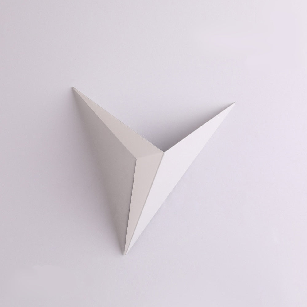Minimalist Triangular Iron Nordic Indoor Stairs Wall Light