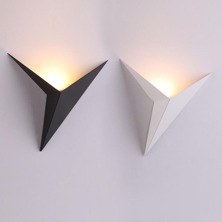 Minimalist Triangular Iron Nordic Indoor Stairs Wall Light