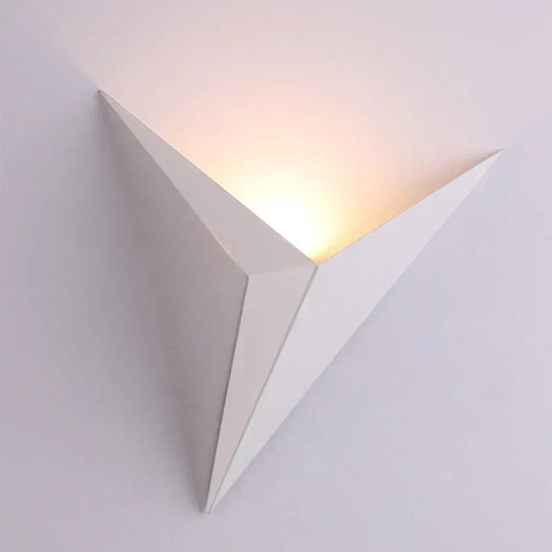 Minimalist Triangular Iron Nordic Indoor Stairs Wall Light