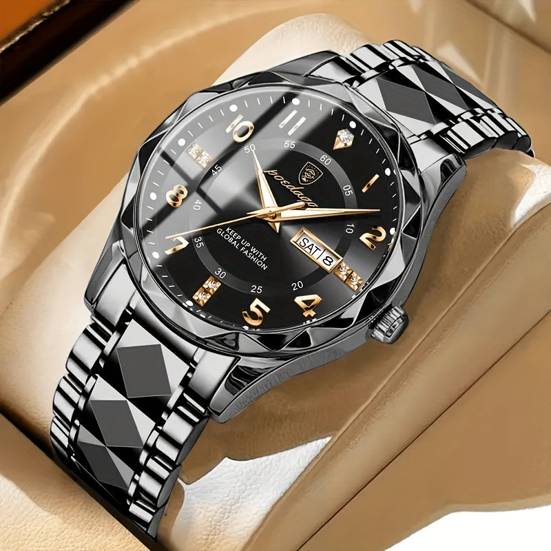 Multifunctional Waterproof Dual Display Chronograph Alarm Sports Watch