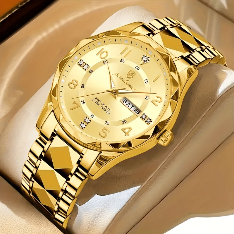 Multifunctional Waterproof Dual Display Chronograph Alarm Sports Watch