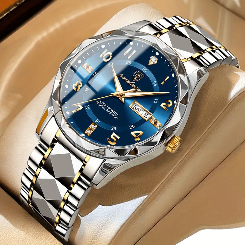 Multifunctional Waterproof Dual Display Chronograph Alarm Sports Watch