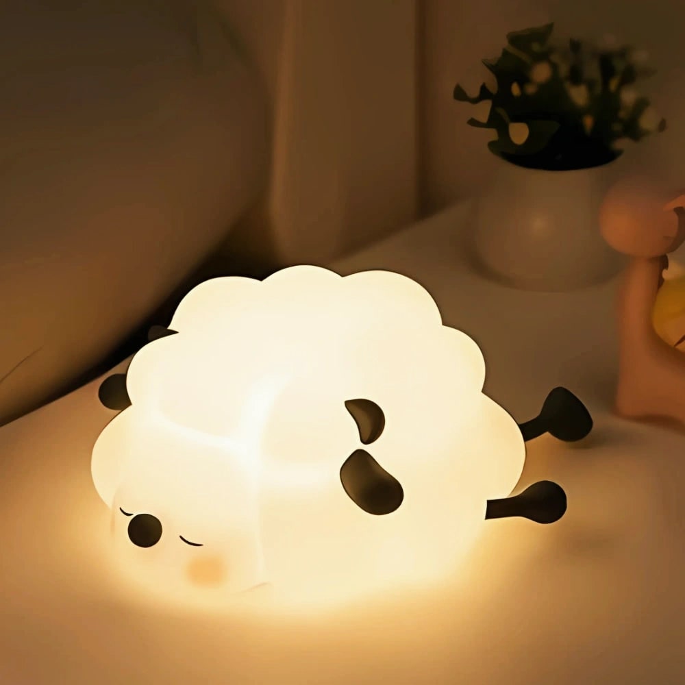 Cute Portable Animal Shape Dimmable Kids Night Light Table Lamp