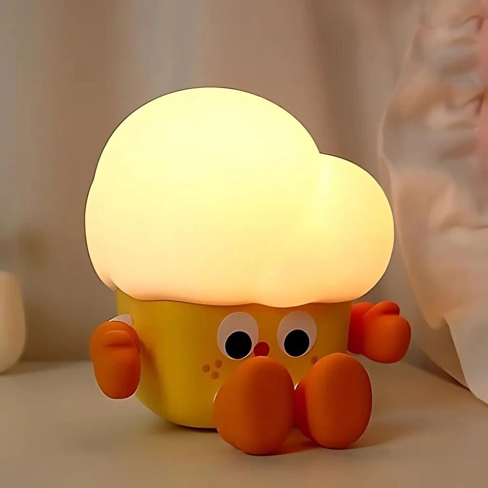 Cute Portable Animal Shape Dimmable Kids Night Light Table Lamp
