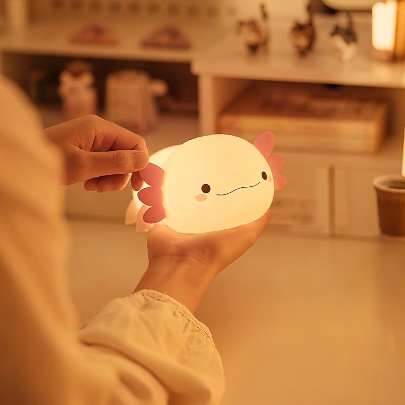 Cute Portable Animal Shape Dimmable Kids Night Light Table Lamp