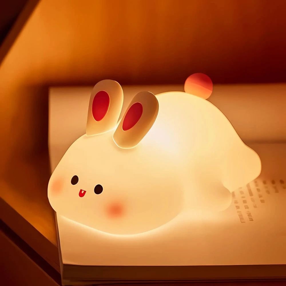 Cute Portable Animal Shape Dimmable Kids Night Light Table Lamp