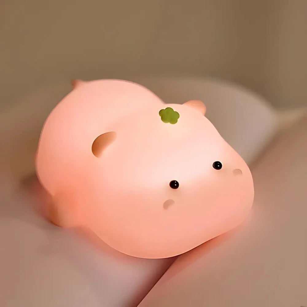 Cute Portable Animal Shape Dimmable Kids Night Light Table Lamp