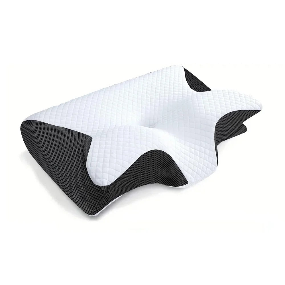 Ergonomic Memory Foam Spinal Alignment Orthopaedic Support Pillow