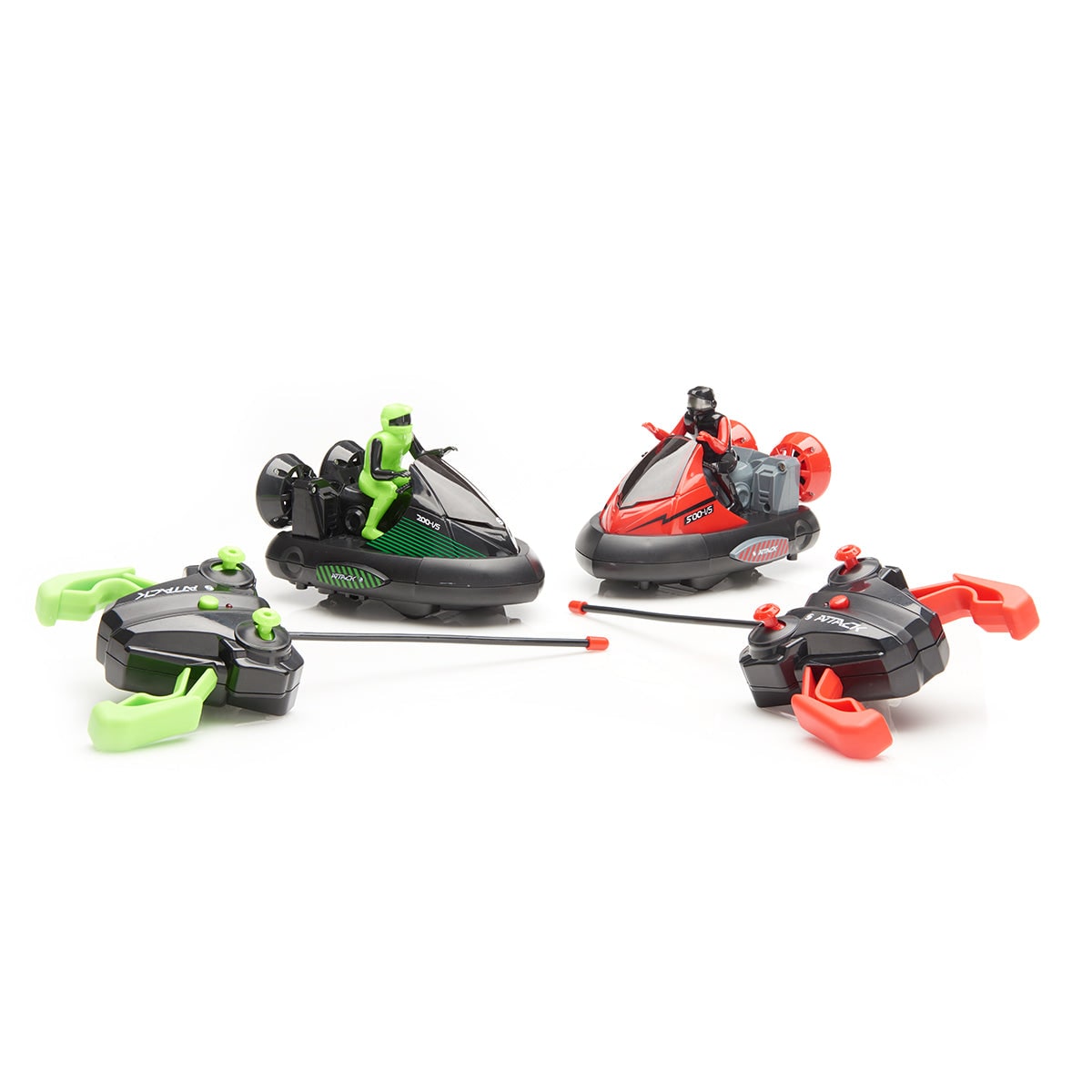 Two Player Crash Sensor Remote Control Bumper Cars Toy Set