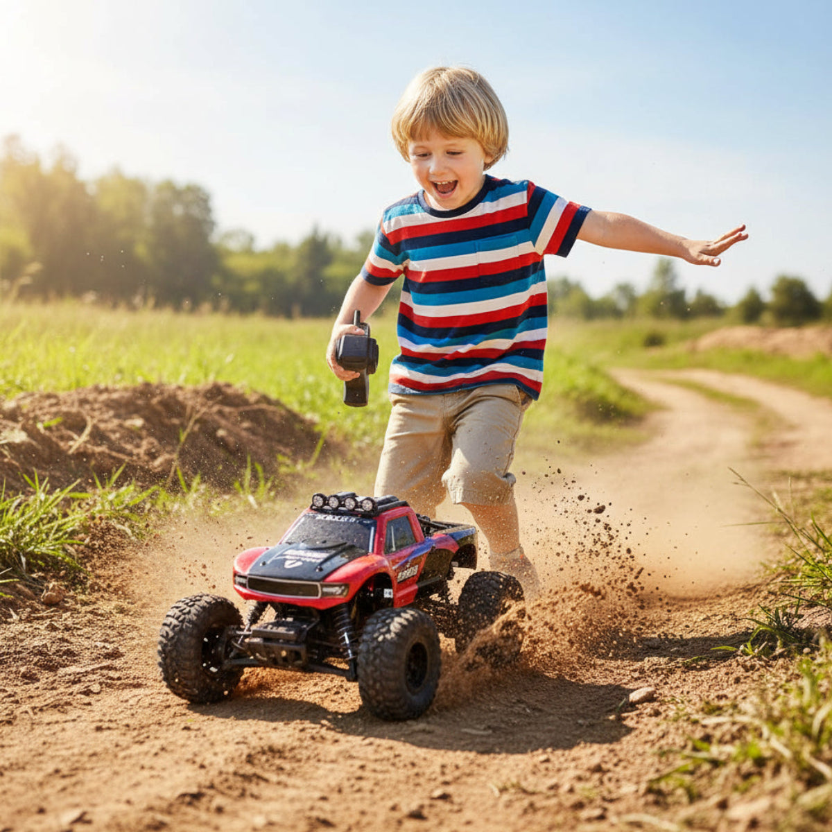 Waterproof Amphibious All Terrain Remote Control Monster Truck Toy