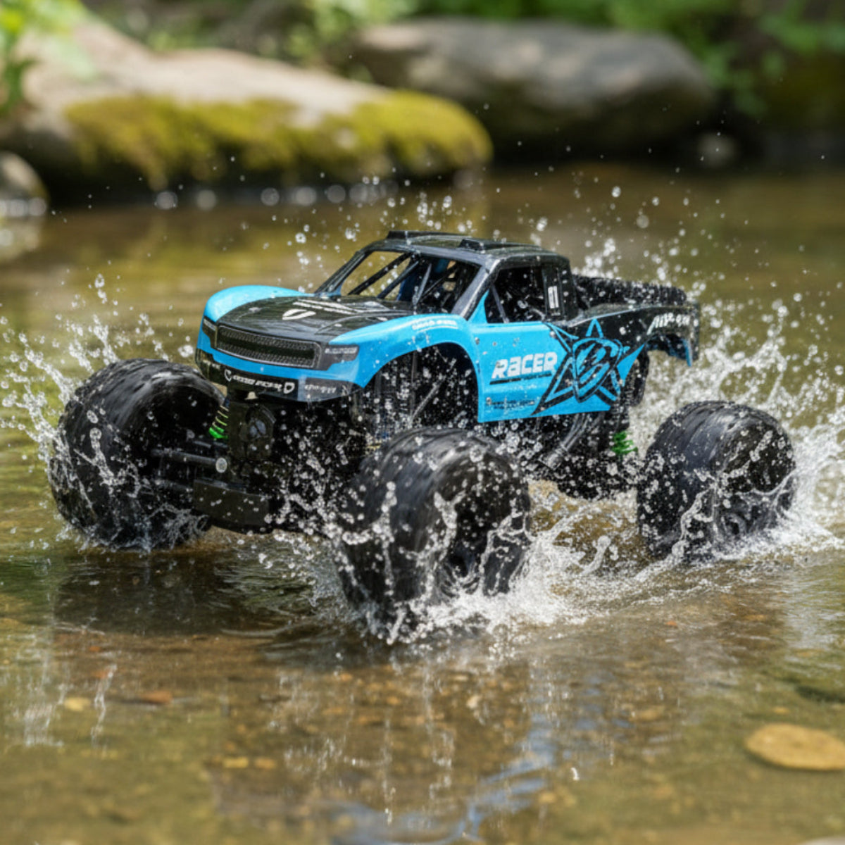 Waterproof Amphibious All Terrain Remote Control Monster Truck Toy