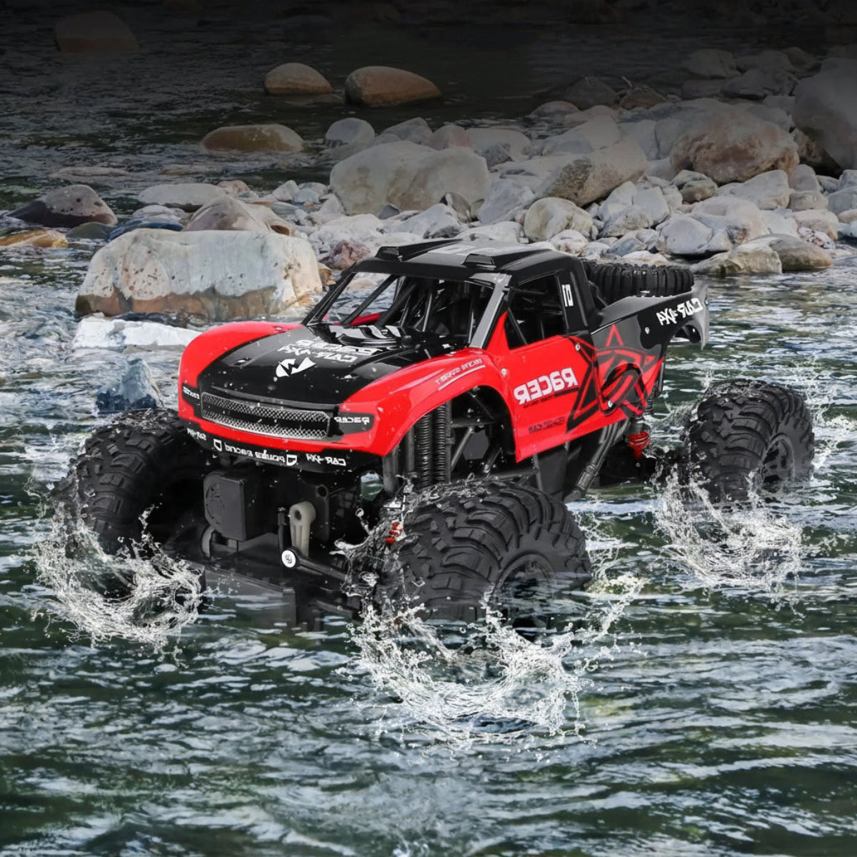 Waterproof Amphibious All Terrain Remote Control Monster Truck Toy