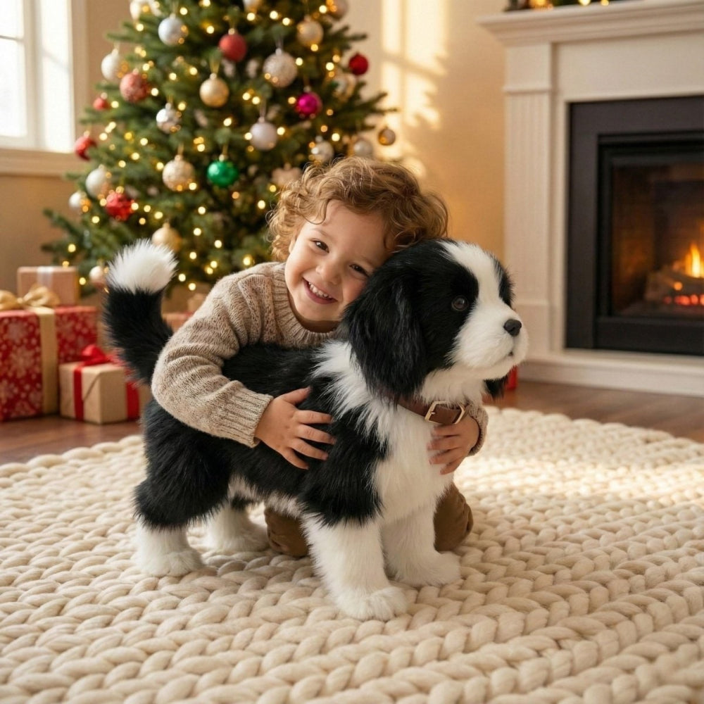 Lifelike Walking Barking Gesture Responsive Interactive Puppy Robot Dog Toy