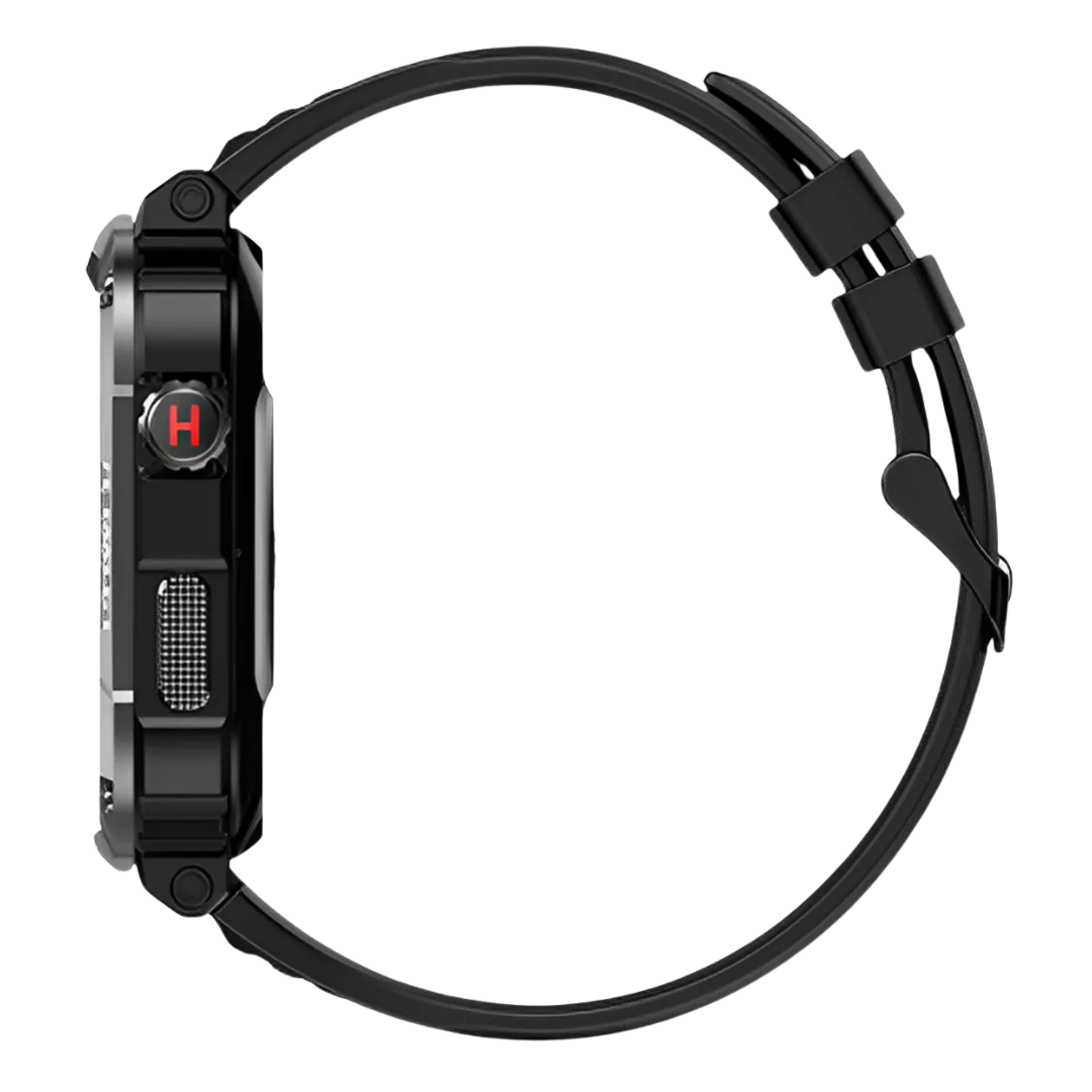 Rugged Shockproof Waterproof Health Monitoring Smartwatch For Men