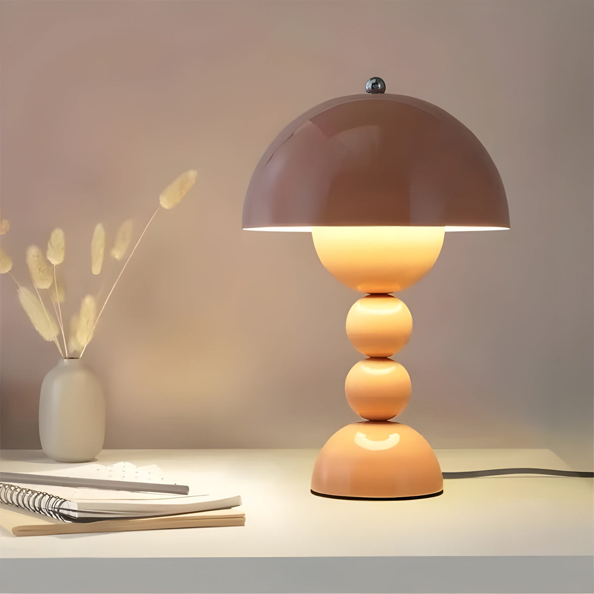 Scandinavian Flower Bud Minimalist Dimmable Bedside Table Lamp