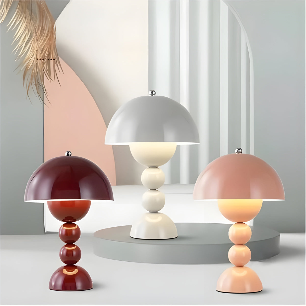 Scandinavian Flower Bud Minimalist Dimmable Bedside Table Lamp