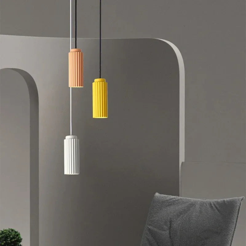 Scandinavian Minimalist Metal Glass Hanging Ceiling Pendant Light