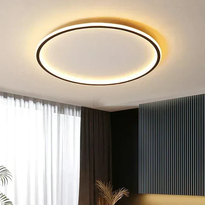 Scandinavian Round Metal Glass Sphere Ceiling Light