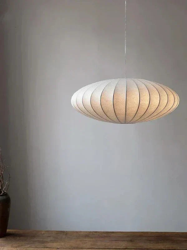 Silk Lampshade Crystal Crown Luxury Pendant Light