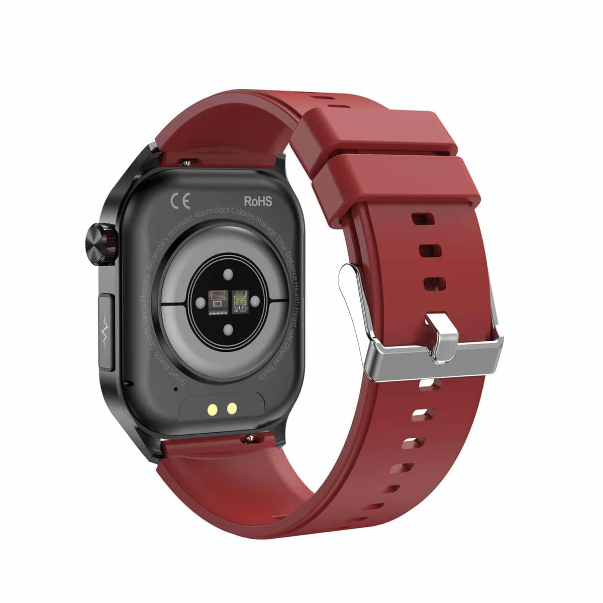 Compact Touchscreen Health Monitoring Smartwatch With ECG Blood Pressure Tracking