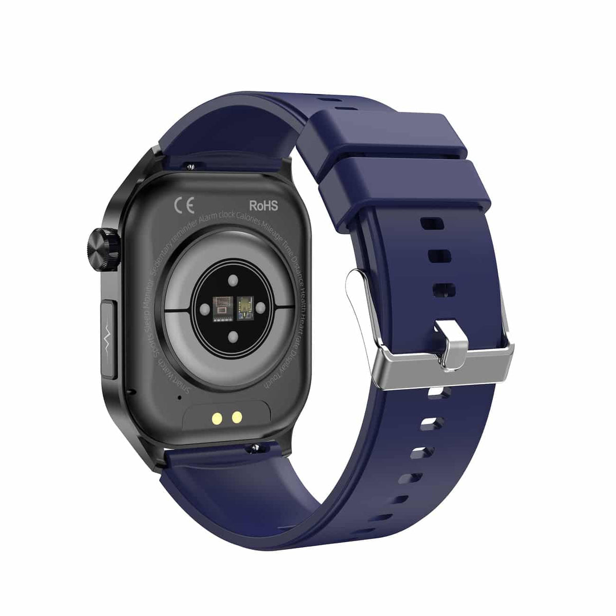 Compact Touchscreen Health Monitoring Smartwatch With ECG Blood Pressure Tracking